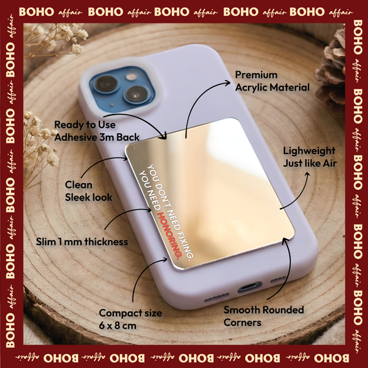 CHIC AFFIRMATION PHONE MIRRORS | PROOF LONG🌼