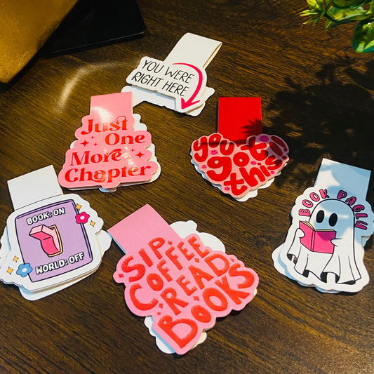 READER COMBO PACK OF 6| MAGNETIC BOOKMARK
